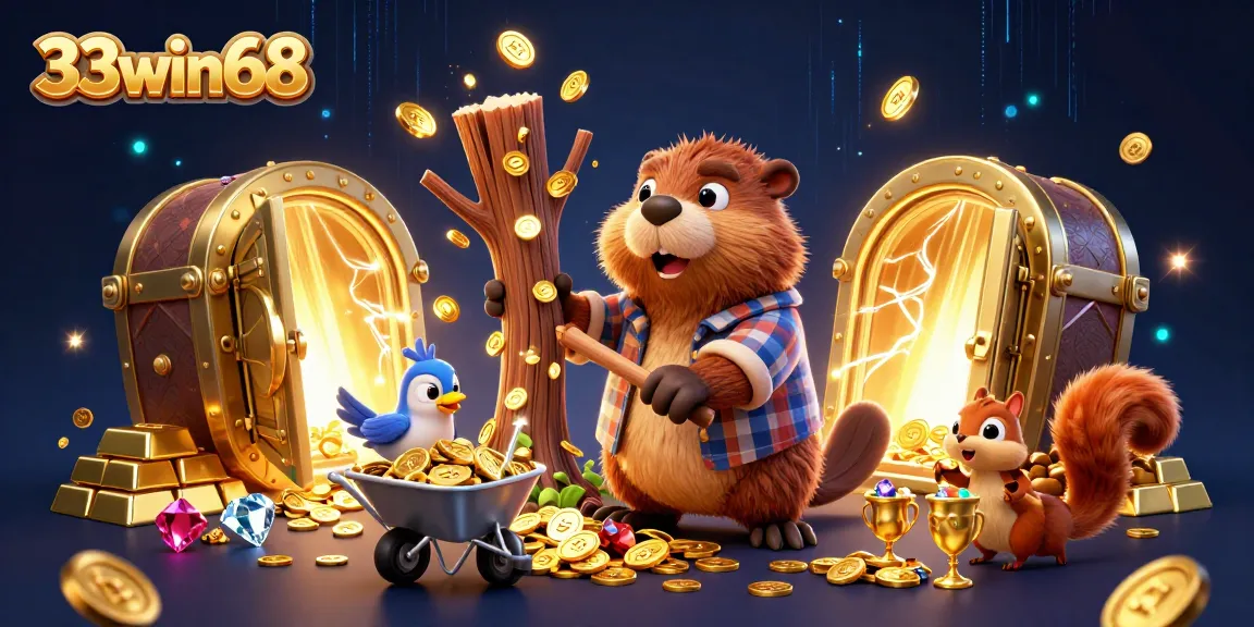 Experience the excitement of 33win68 as charming characters engage in vibrant casino adventures.