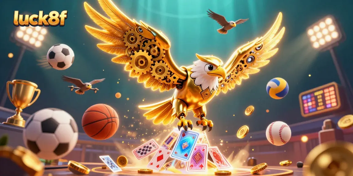 Engage in powerful gameplay at luck8f with 3D holographic cards and vibrant sports action.