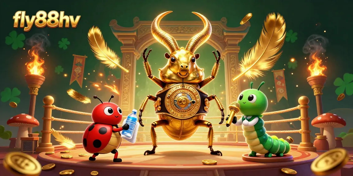 Experience winning excitement with fly88hv in an engaging casino illustration featuring vibrant characters and dynamic gameplay elements.