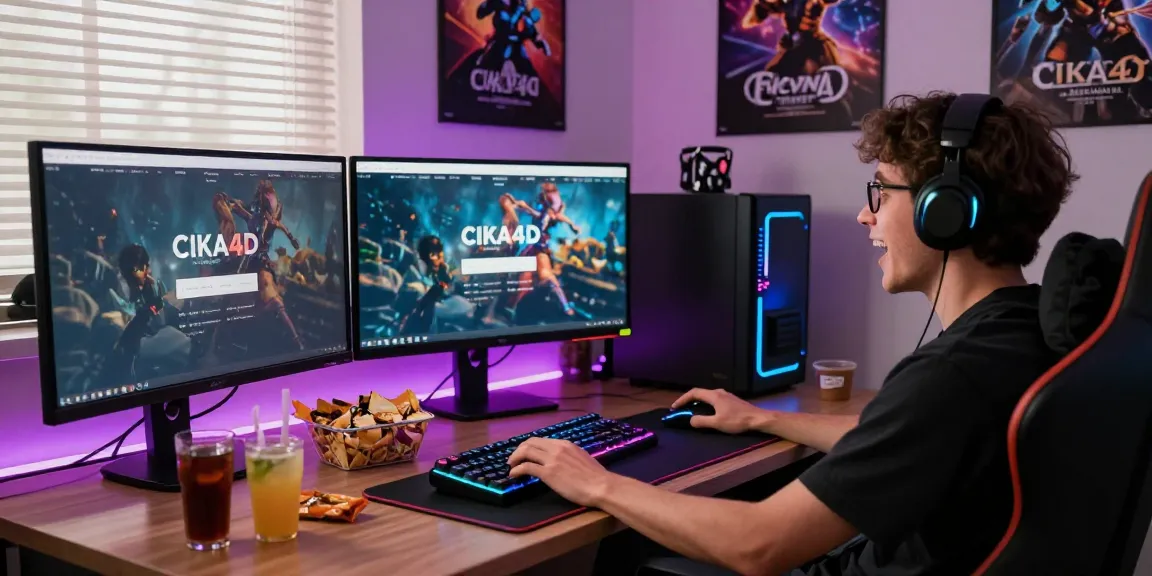 Engaging CIKA4D online gaming environment with vibrant setup